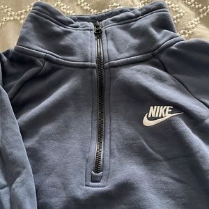 Nike Quarter Zip Size M Denim blue